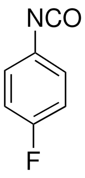 4-Fluorophenyl isocyanate structure, CAS 1195-45-5