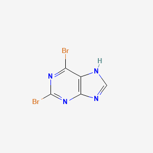 2,6-Dibromopurine structure, CAS 1196-41-4
