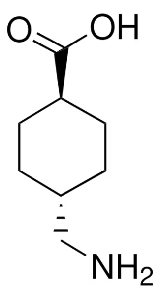 Tranexamic acid structure, CAS 1197-18-8