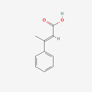 3-Phenylbut-2-enoic acid structure, CAS 1199-20-8