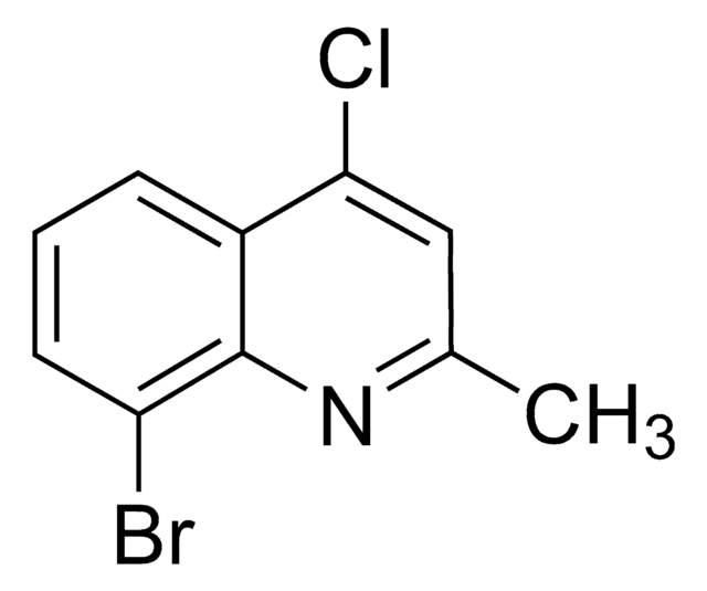 8-Bromo-4-chloro-2-methylquinoline structure, CAS 1201-07-6