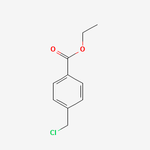 Ethyl 4-chloromethylbenzoate structure, CAS 1201-90-7
