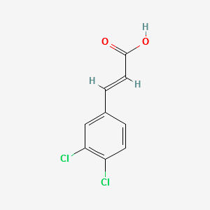 3,4-Dichlorocinnamic acid structure, CAS 1202-39-7