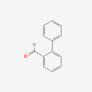 2-Biphenylcarboxaldehyde structure, CAS 1203-68-5
