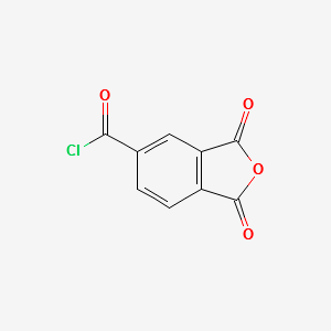 4-Chloroformylphthalic anhydride structure, CAS 1204-28-0