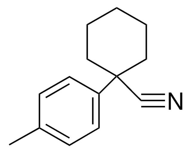 1-(4-Methylphenyl)-1-cyclohexanecarbonitrile structure, CAS 1206-13-9