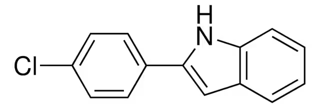 2-(4-Chlorophenyl)-1H-indole structure, CAS 1211-35-4