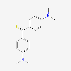 4,4'-Bis(dimethylamino)thiobenzophenone structure, CAS 1226-46-6