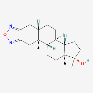 Furazabol structure, CAS 1239-29-8