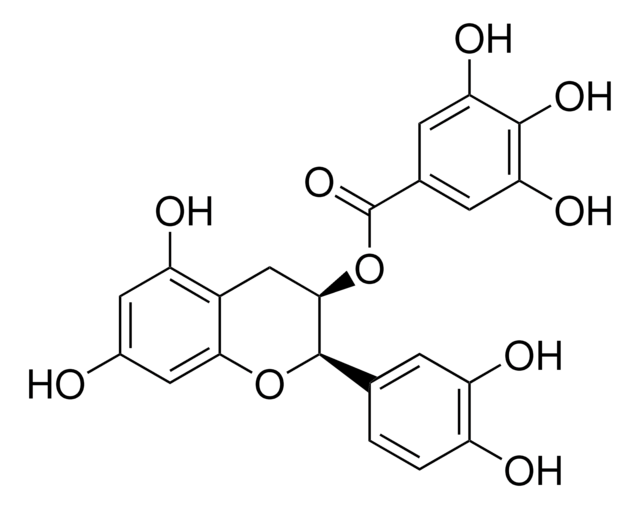 (-)-Epicatechin gallate structure, CAS 1257-08-5
