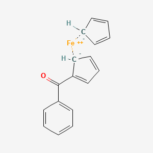 Benzoylferrocene structure, CAS 1272-44-2
