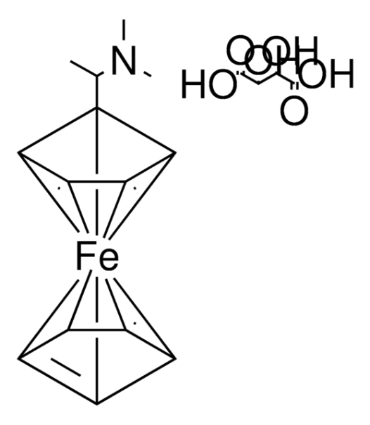 Ethylferrocene structure, CAS 1273-89-8