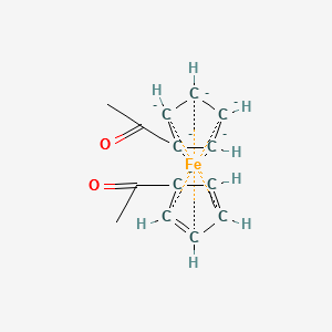 1,1'-Diacetylferrocene structure, CAS 1273-94-5