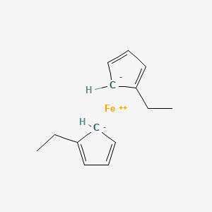 1,1'-Diethylferrocene structure, CAS 1273-97-8