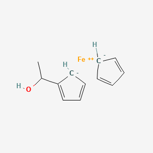 1-(Ferrocenyl)ethanol structure, CAS 1277-49-2