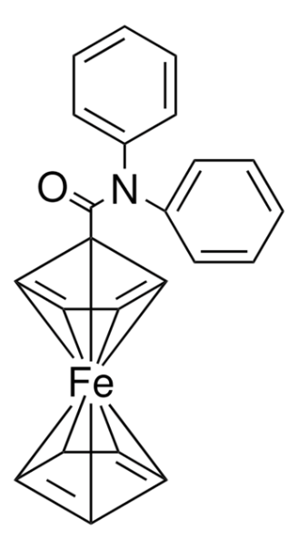 Ferrocenecarboxamide structure, CAS 1287-17-8