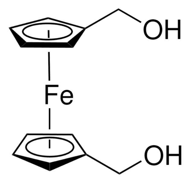 1,1'-Ferrocenedimethanol structure, CAS 1291-48-1