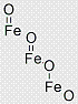 Iron(II, III) Oxide structure, CAS 1309-38-2