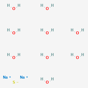 Sodium sulfide nonahydrate structure, CAS 1313-84-4