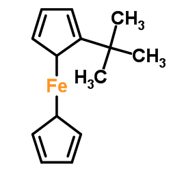 tert-Butylferrocene structure, CAS 1316-98-9