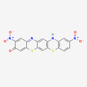 Sulphur Black 1 structure, CAS 1326-82-5