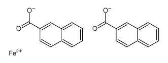 Iron naphthenate structure, CAS 1338-14-3
