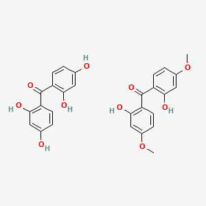 Benzophenone-11 structure, CAS 1341-54-4