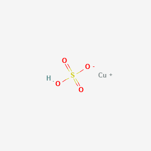 Copper sulfate basic structure, CAS 1344-73-6