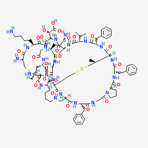Lancovutide structure, CAS 1391-36-2