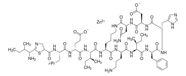 Zinc bacitracin structure, CAS 1405-89-6
