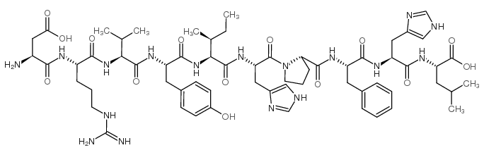 Angiotensin structure, CAS 1407-47-2