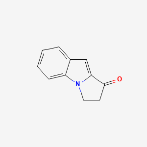 2,3-Dihydropyrrolo[1,2-a]indol-1-one structure, CAS 1421-17-6