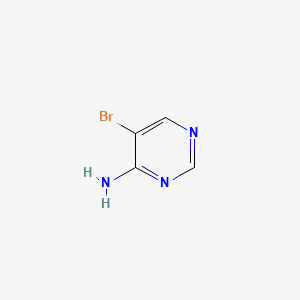 4-Amino-5-bromopyrimidine structure, CAS 1439-10-7