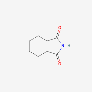 1,2-Cyclohexanedicarboximide structure, CAS 1444-94-6