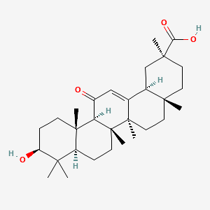 18alpha-Glycyrrhetinic acid structure, CAS 1449-05-4