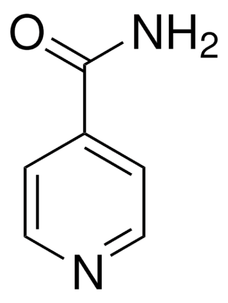Isonicotinamide structure, CAS 1453-82-3
