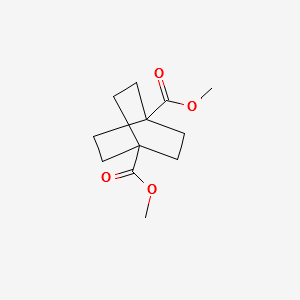 Dimethyl bicyclo[2.2.2]octane-1,4-dicarboxylate structure, CAS 1459-96-7