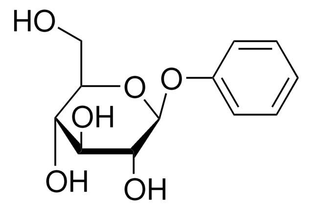 Phenyl beta-D-glucopyranoside structure, CAS 1464-44-4