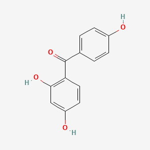 2,4,4'-Trihydroxybenzophenone structure, CAS 1470-79-7