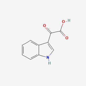 3-Indoleglyoxylic acid structure, CAS 1477-49-2