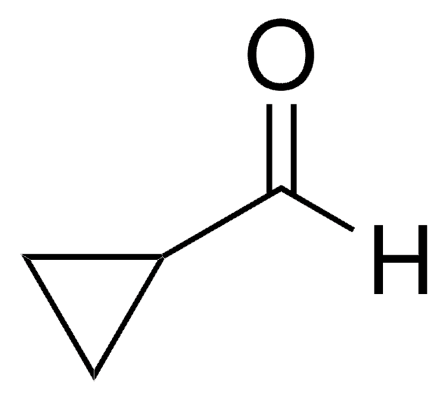Cyclopropanecarboxaldehyde structure, CAS 1489-69-6
