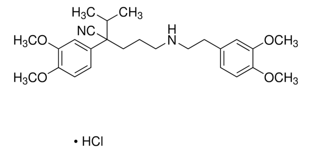 NORVERAPAMIL HYDROCHLORIDE structure, CAS 67812-42-4