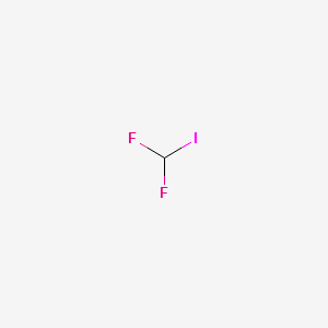 Difluoroiodomethane structure, CAS 1493-03-4