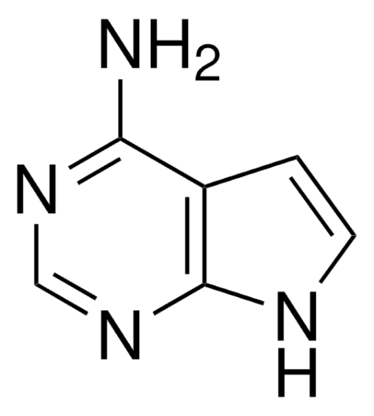 4-Amino-7H-pyrrolo[2,3-d]pyrimidine structure, CAS 1500-85-2