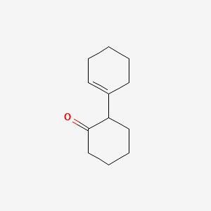 2-(1-Cyclohexen-1-yl)cyclohexan-1-one structure, CAS 1502-22-3