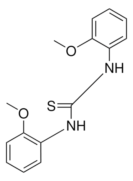 (2-Methoxyphenyl)thiourea structure, CAS 1516-37-6