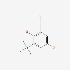 4-Bromo-2,6-di-tert-butylanisole structure, CAS 1516-96-7