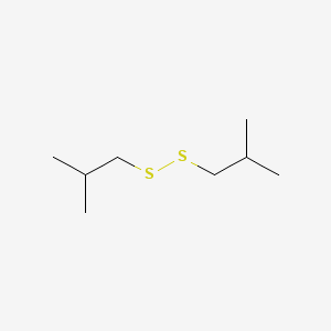 Diisobutyl disulfide structure, CAS 1518-72-5