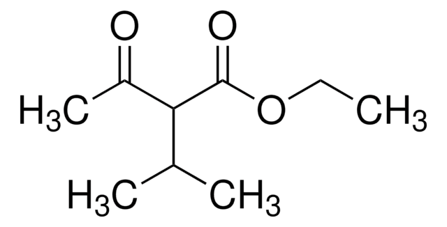 Ethyl 2-isopropylacetoacetate structure, CAS 1522-46-9
