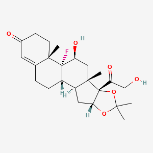 9-Fluoro-16a,17-(isopropylidenedioxy)corticosterone structure, CAS 1524-86-3